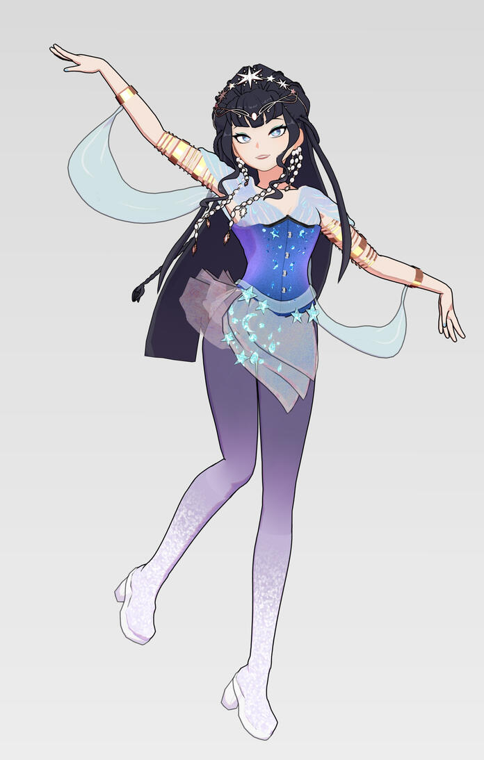 genshin OC model (commission)